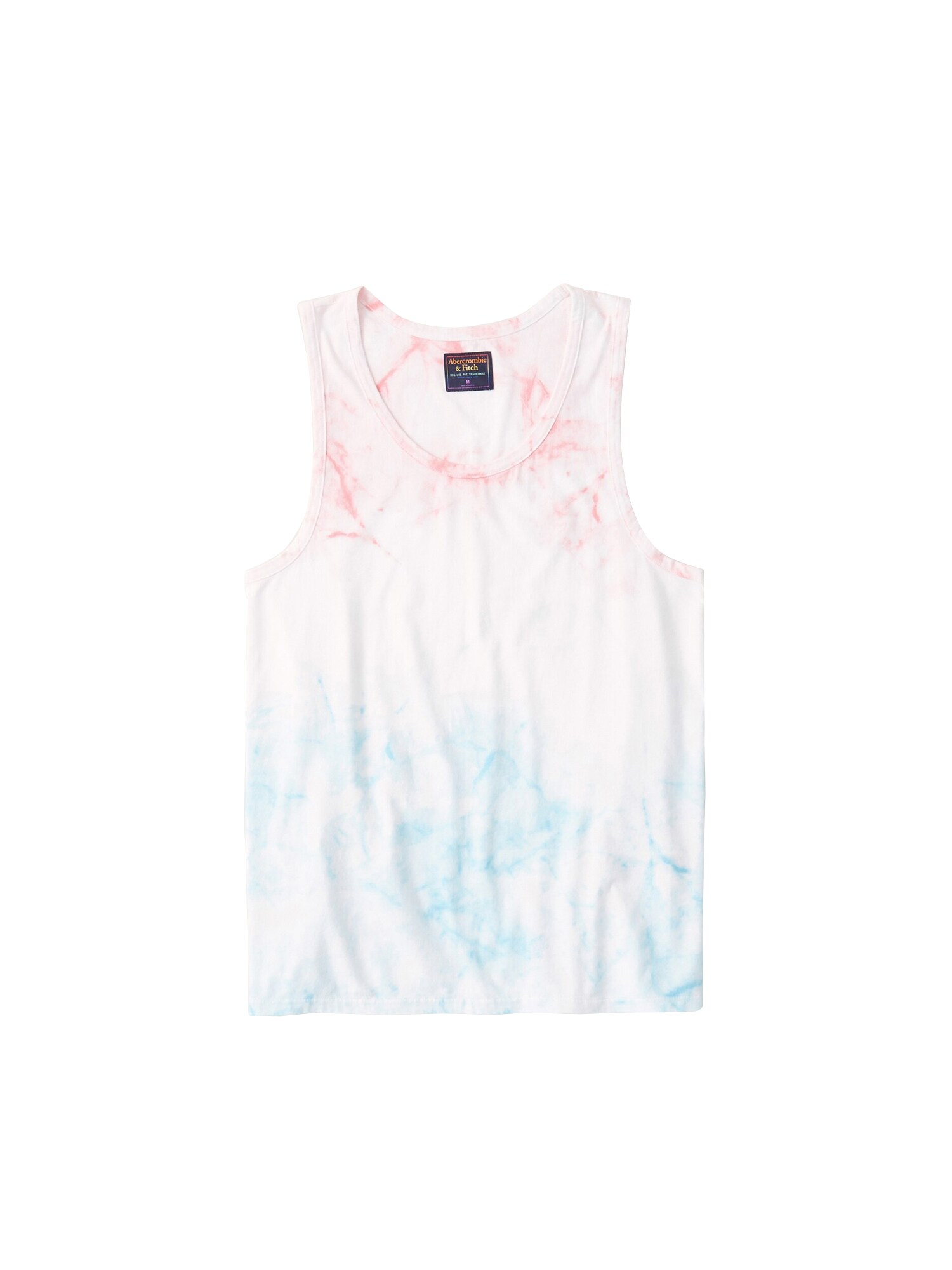 Abercrombie & Fitch Marškinėliai  rožinė / šviesiai mėlyna / balta