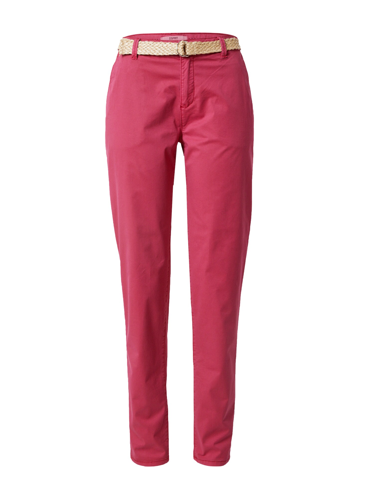 ESPRIT Chino nohavice  malinová