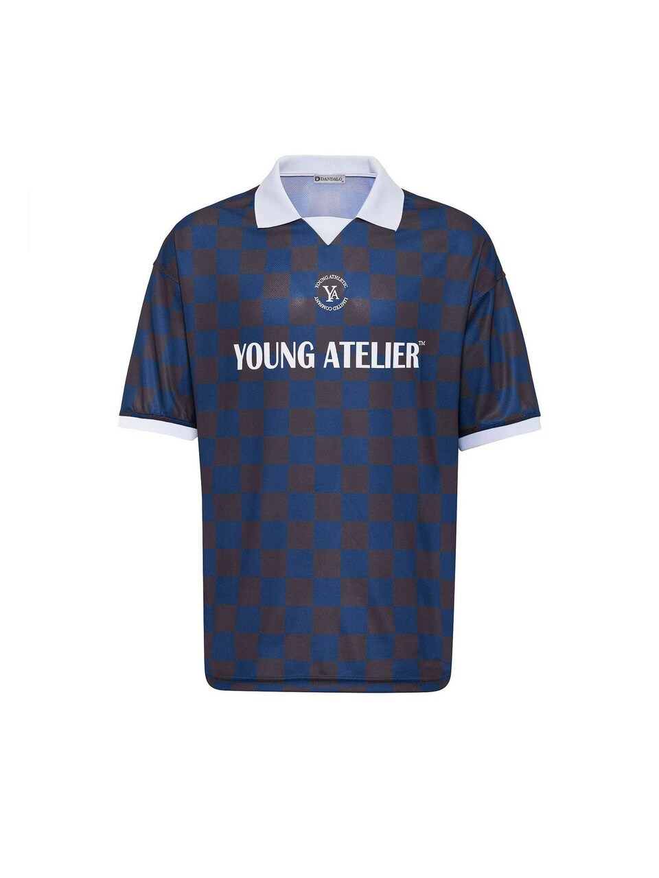 T-shirt mörkblå / brun