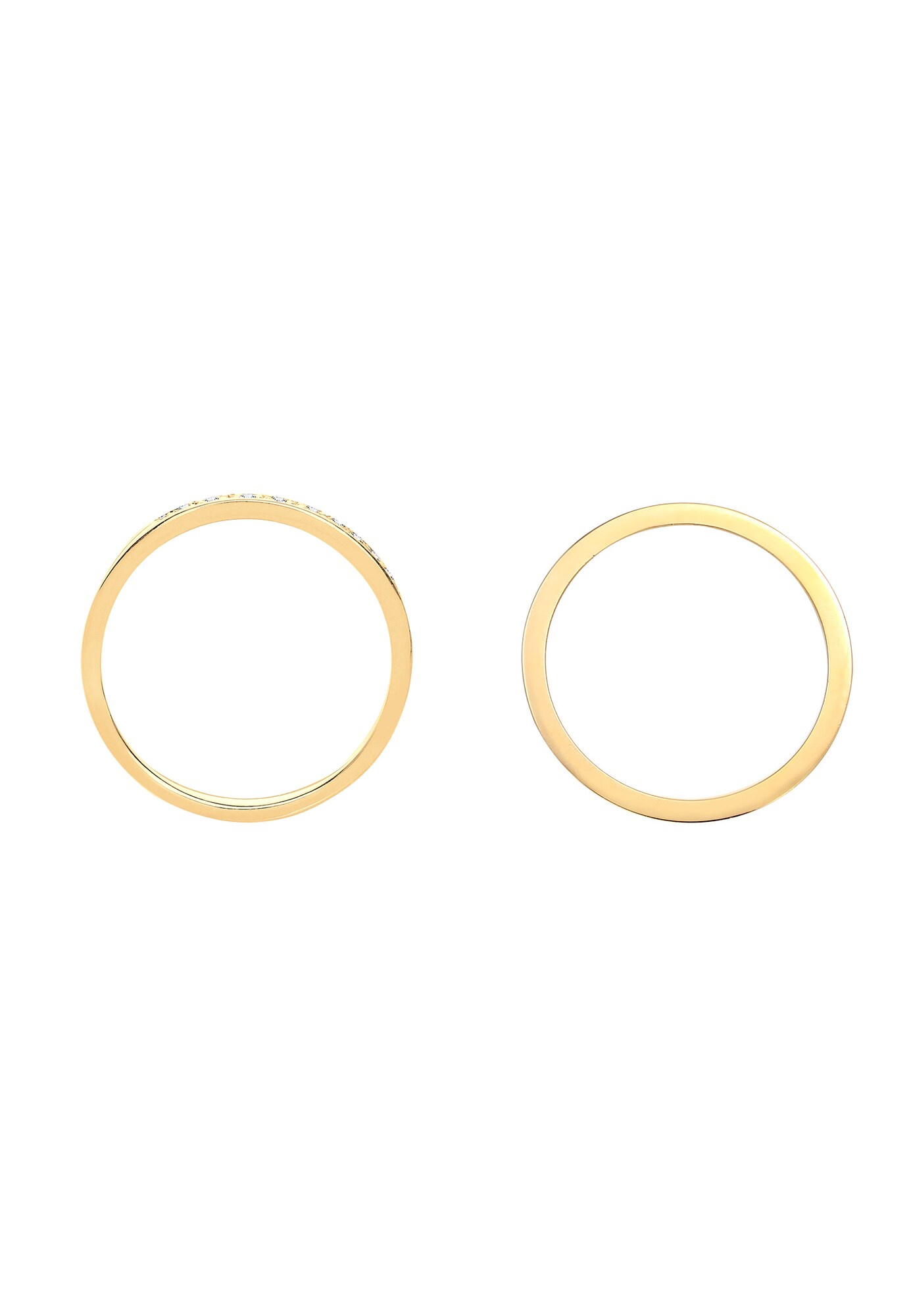 Thumbnail - Elli DIAMONDS Ring Bandring, Ring Set