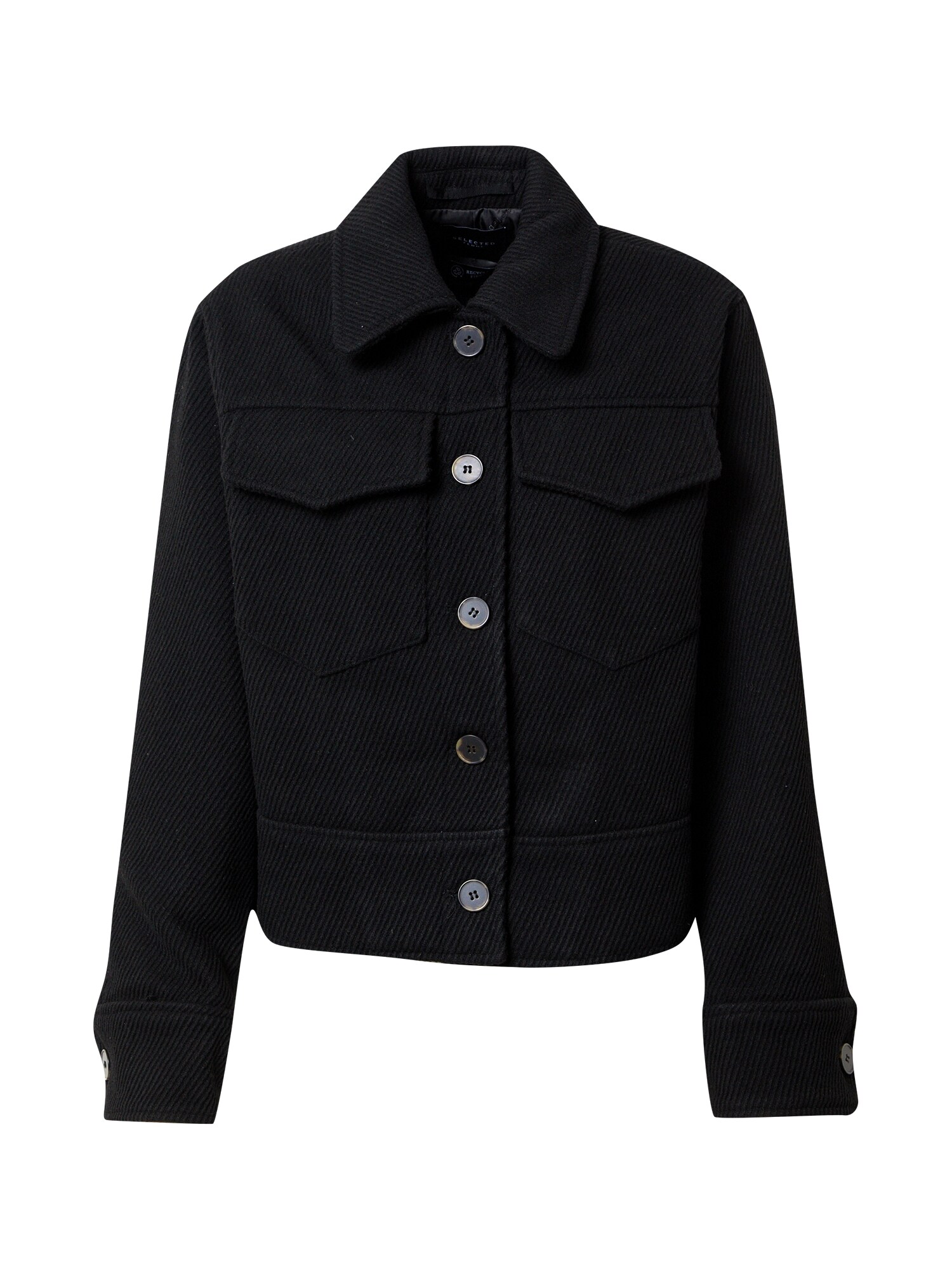 SELECTED FEMME Demisezoninė striukė  juoda