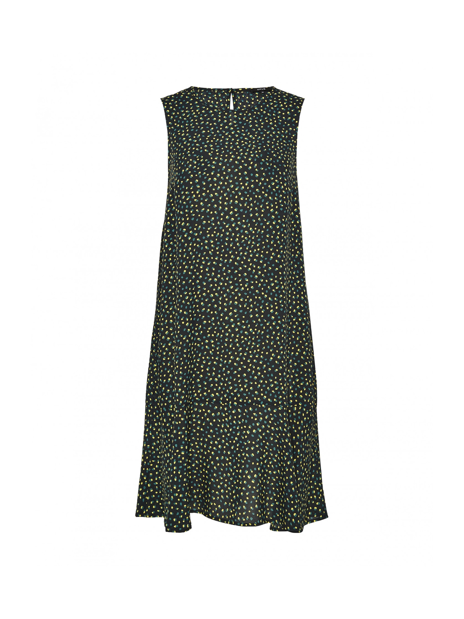 OPUS Ljetna haljina 'Wenola'  žuta / smaragdno zelena / crna
