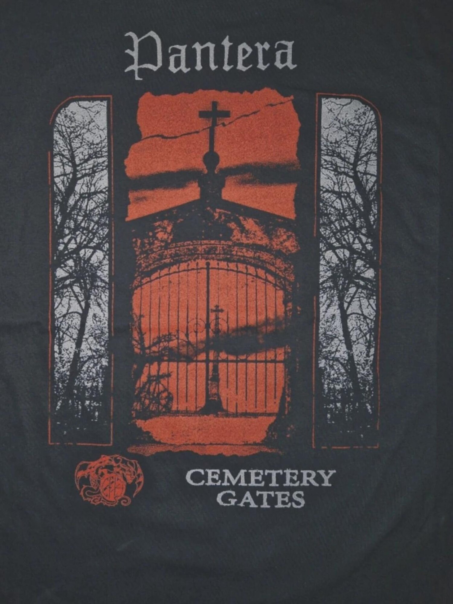 PANTERA Camiseta 'Pantera Cemetery Gates T-Shirt'  negro – imagen 4