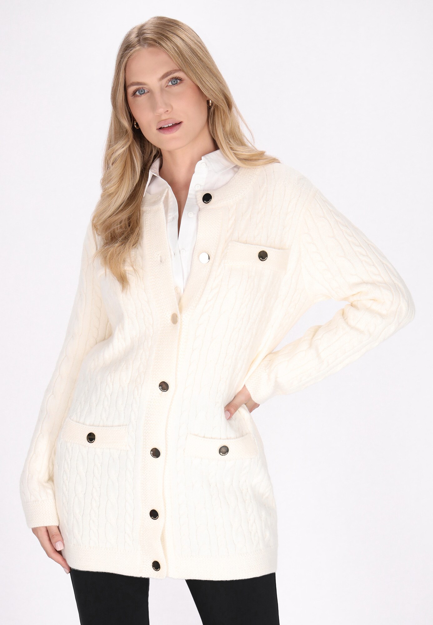 Thumbnail - DreiMaster Klassik Strickjacke