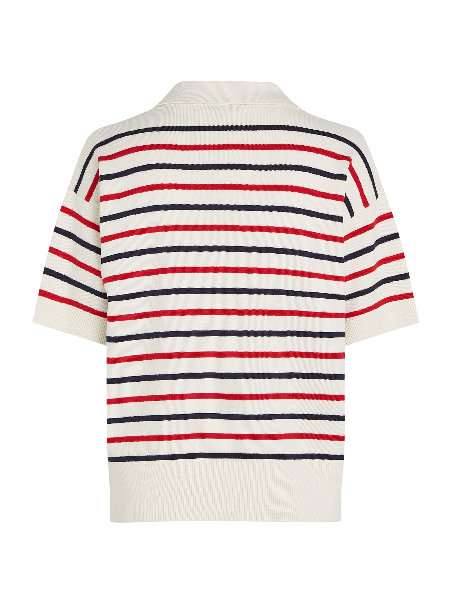 TOMMY HILFIGER Pulóver  vörösáfonya / fekete / fehér termék 2. képe