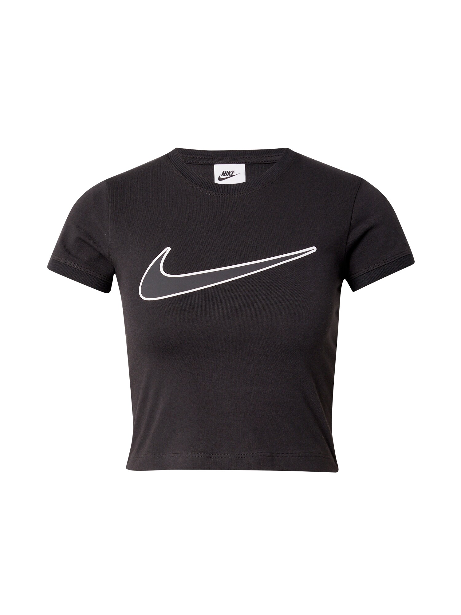 Nike Sportswear Tričko  čierna / biela