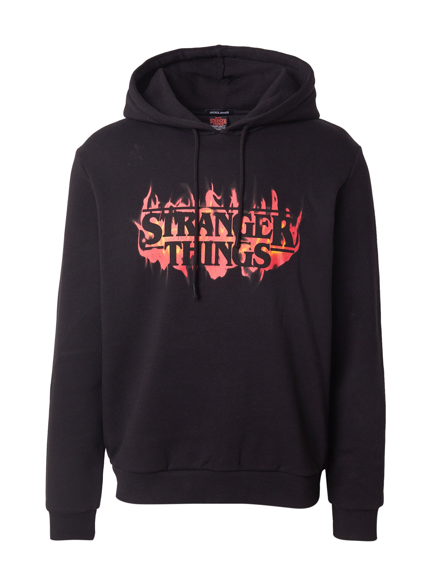 JACK & JONES Bluză de molton JORStranger Things  galben / sângeriu / negru / alb