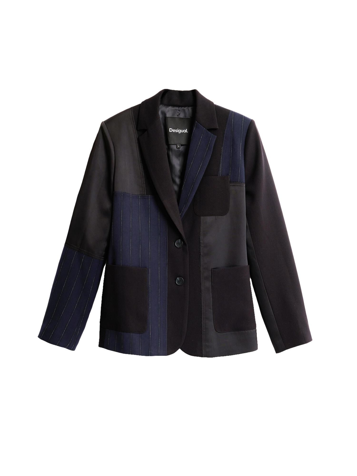 Desigual Sacou albastru / gri / negru
