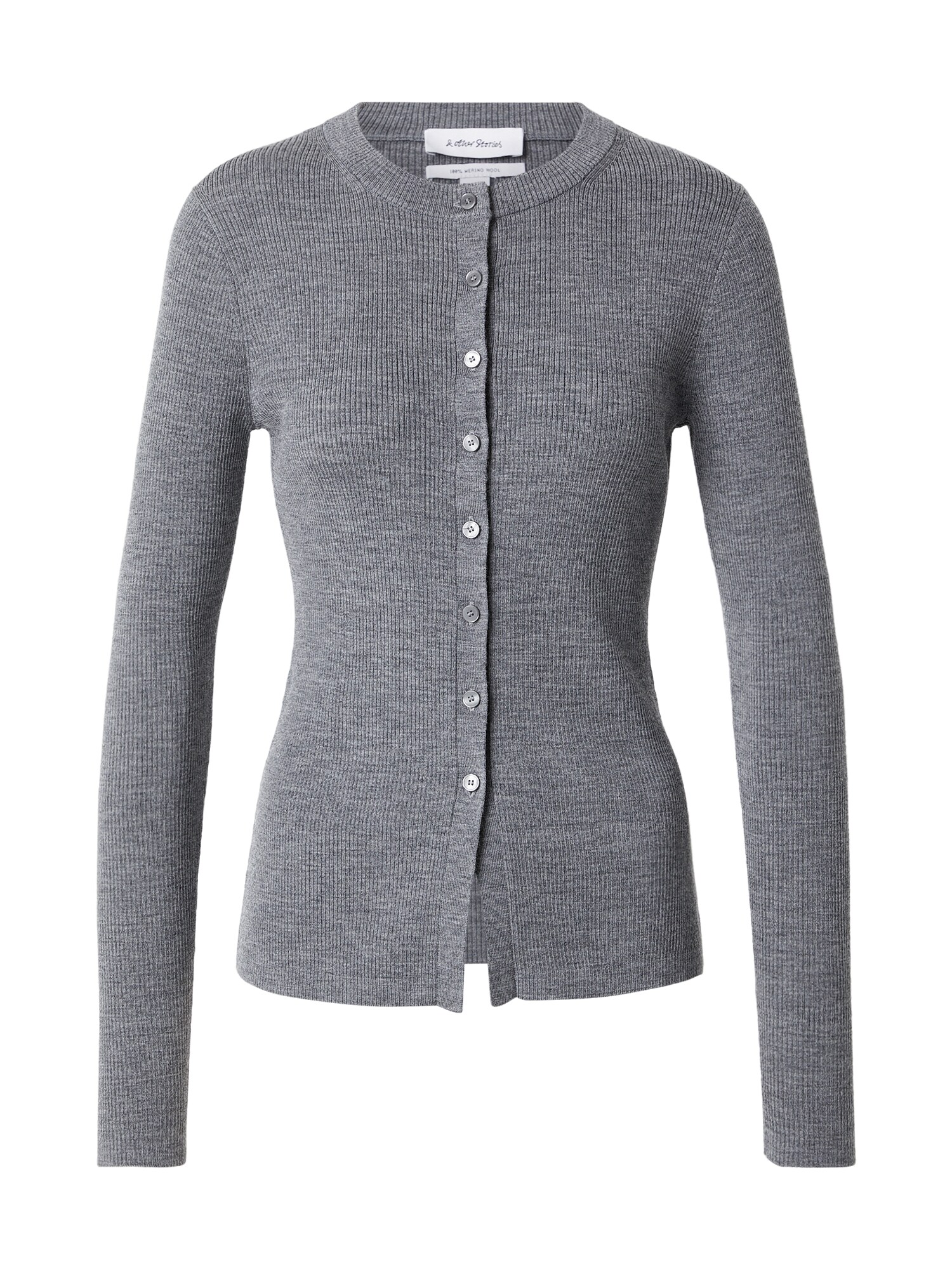 & Other Stories Geacă tricotată  gri închis