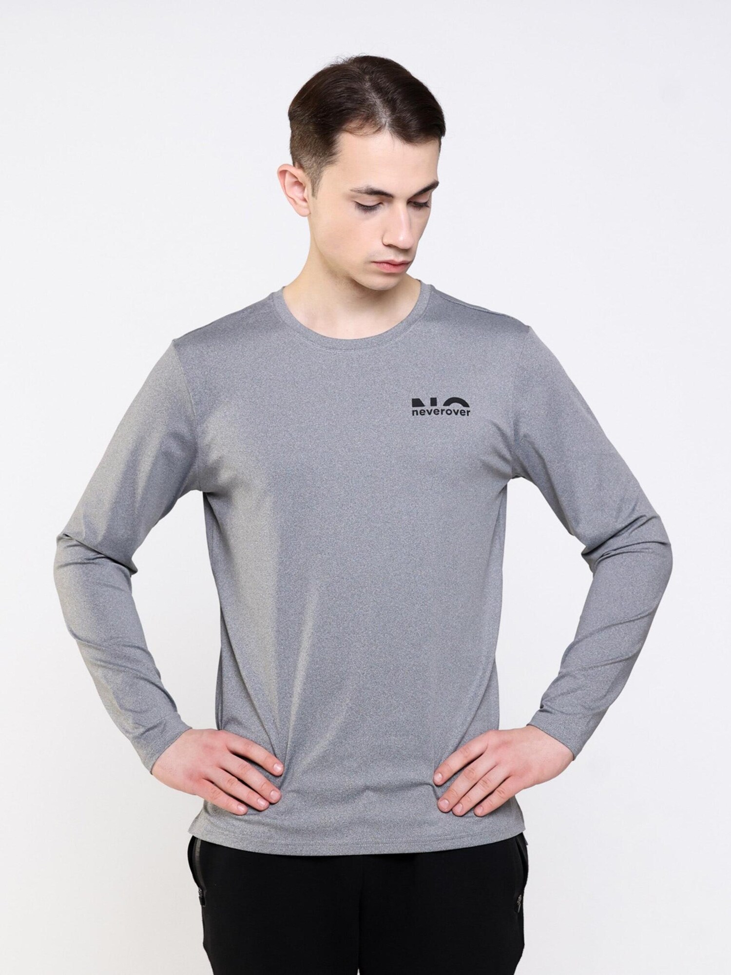 neverover Camiseta funcional  gris claro
