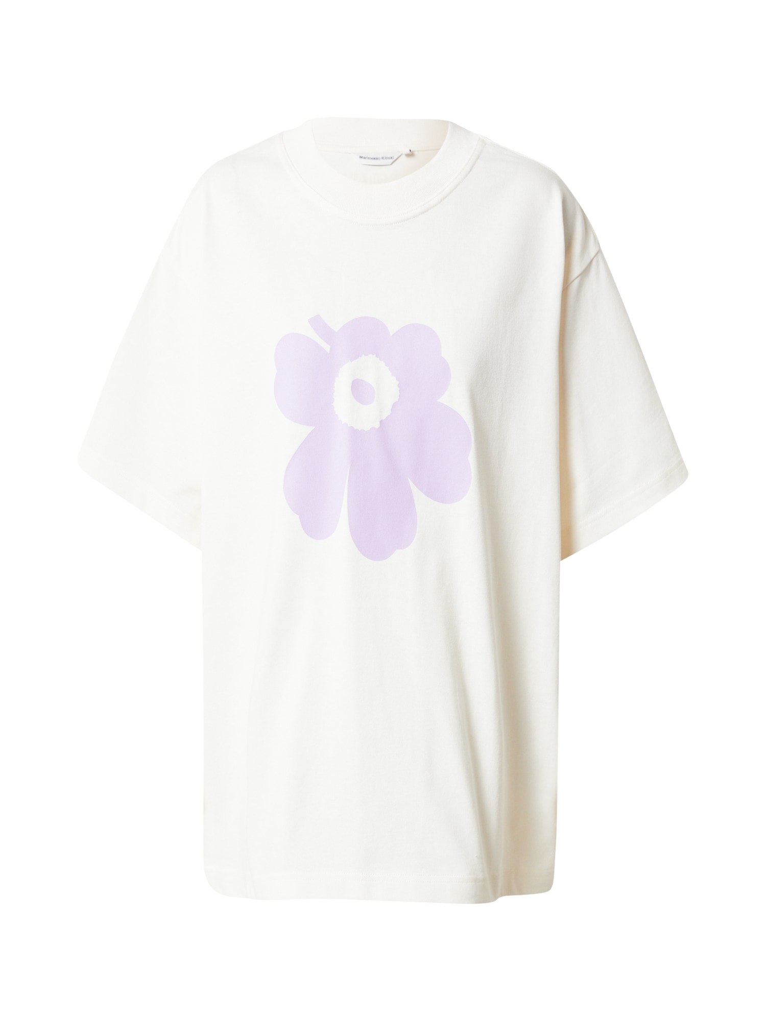 Marimekko Marškinėliai 'KIOSKI' balta / alyvinė spalva