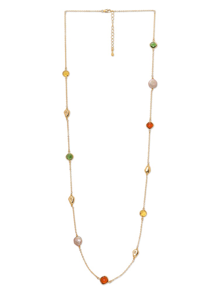 MISH Kette 'Margaret' Damen Größe One Size gelb / gold / grün / rosa / rot