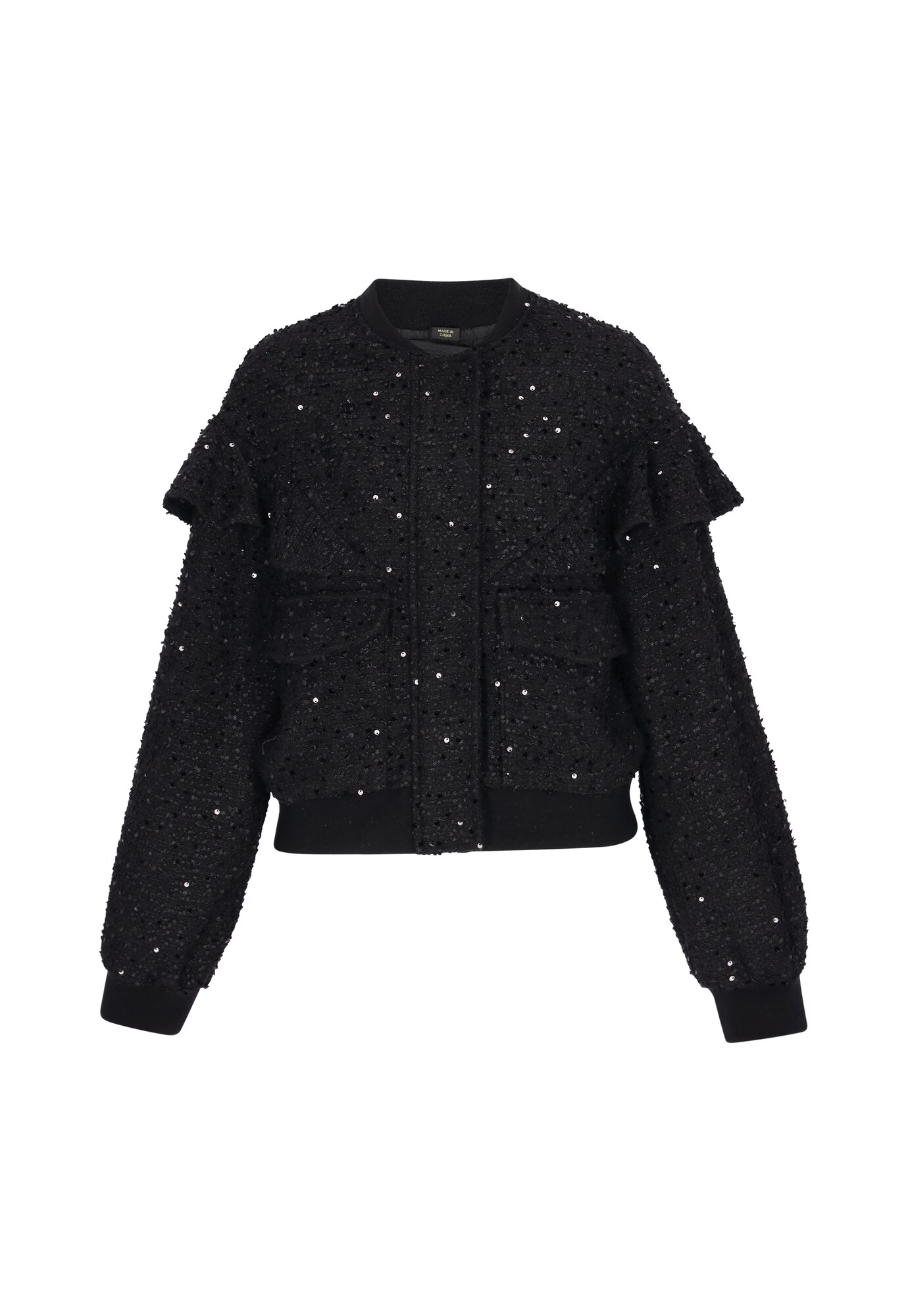 faina Chaqueta de entretiempo 'Festive'  negro
