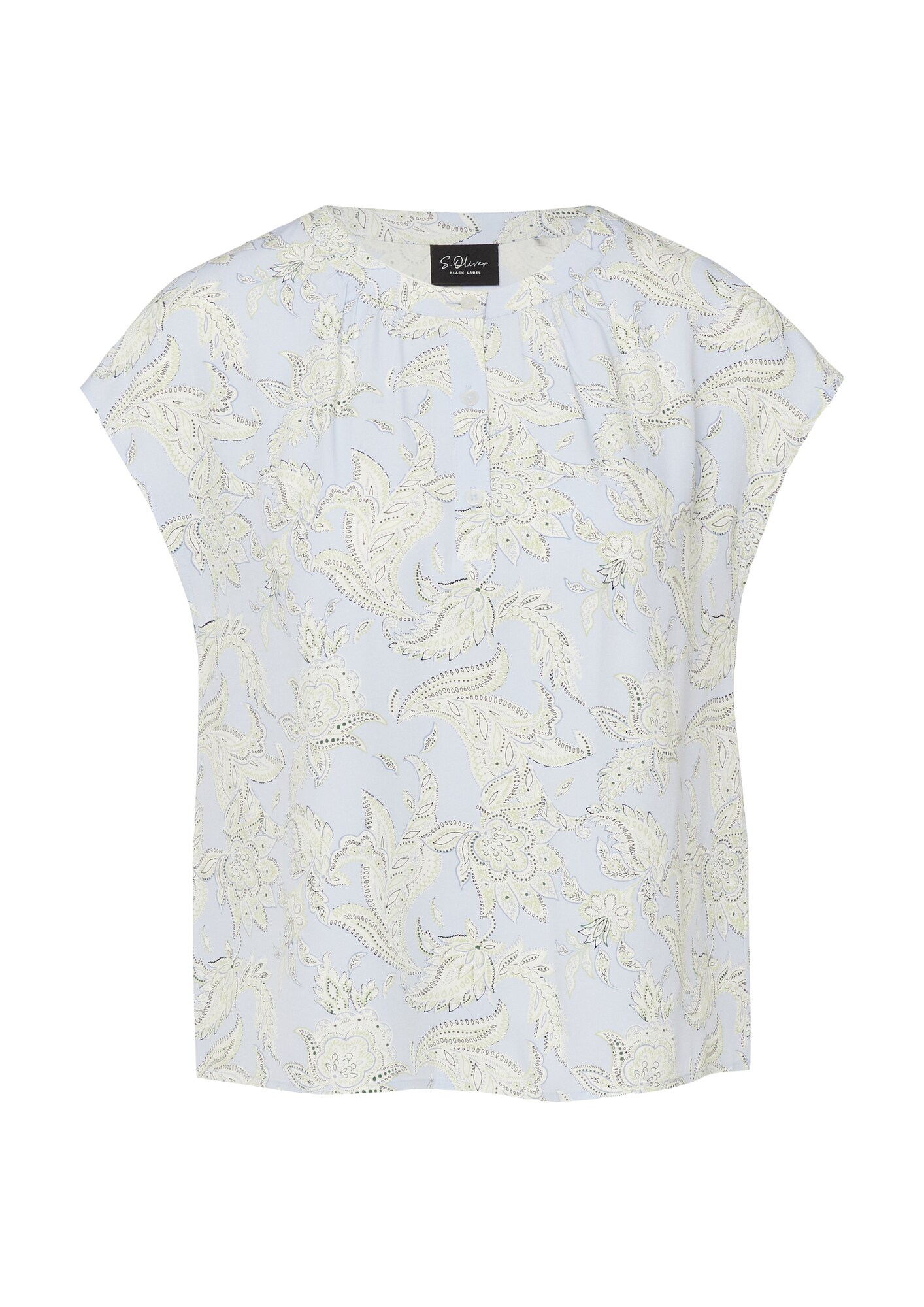 s.Oliver BLACK LABEL Camicia da donna  blu notte / blu chiaro / verde pastello / bianco