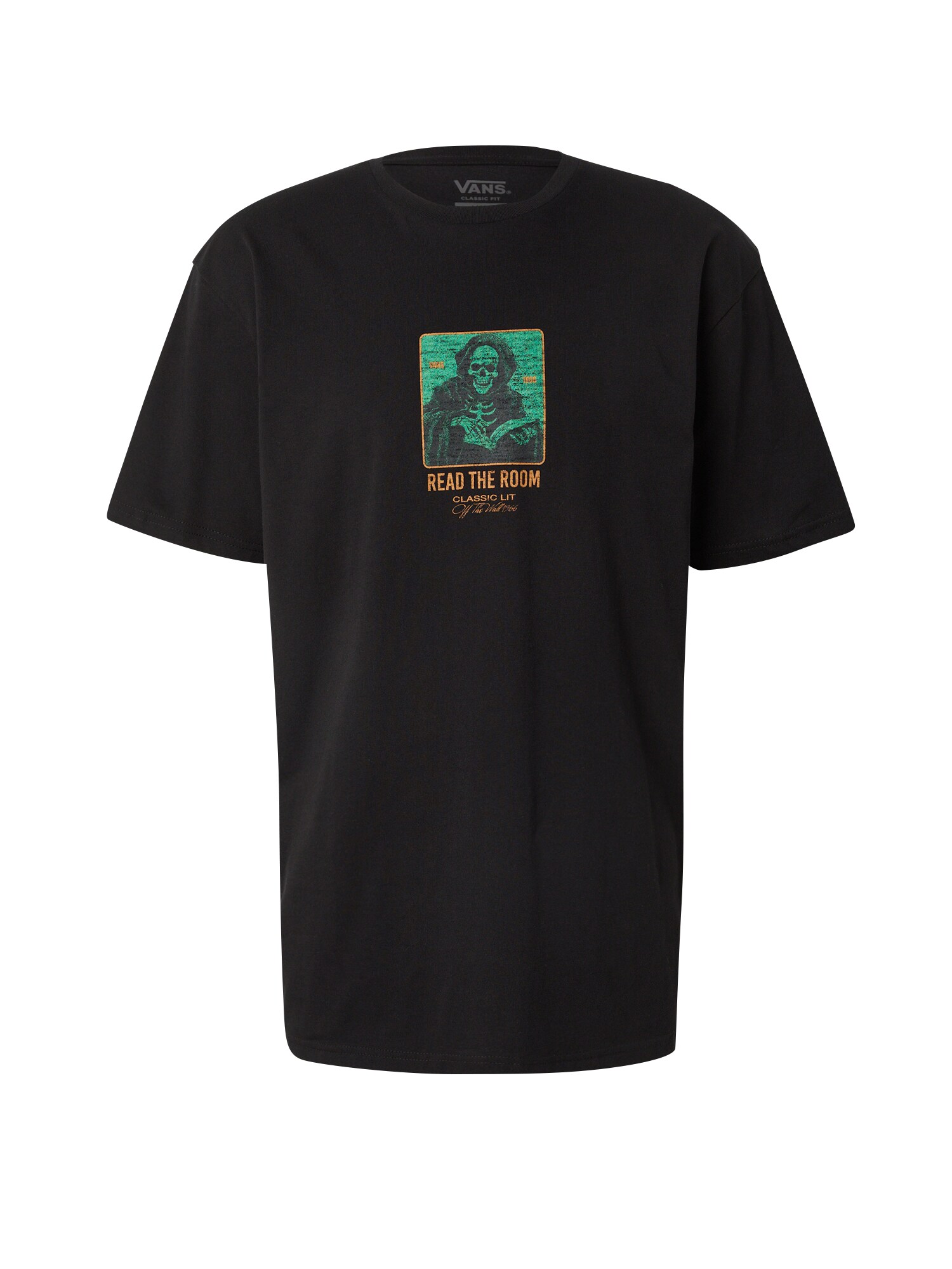 VANS Tricou Read The Room  verde / portocaliu / negru