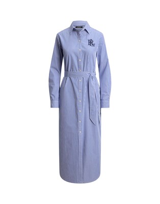 Lauren Ralph Lauren Vestido camisero  navy / blanco