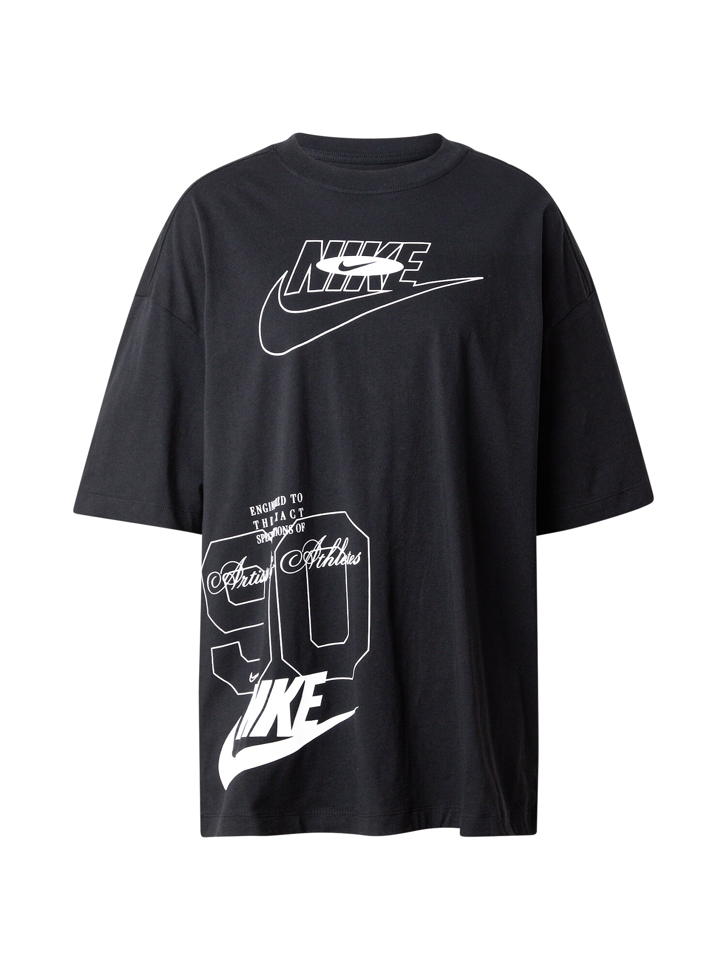 Nike Sportswear Póló 'DANCE'  fekete / fehér akciós termékkép 1