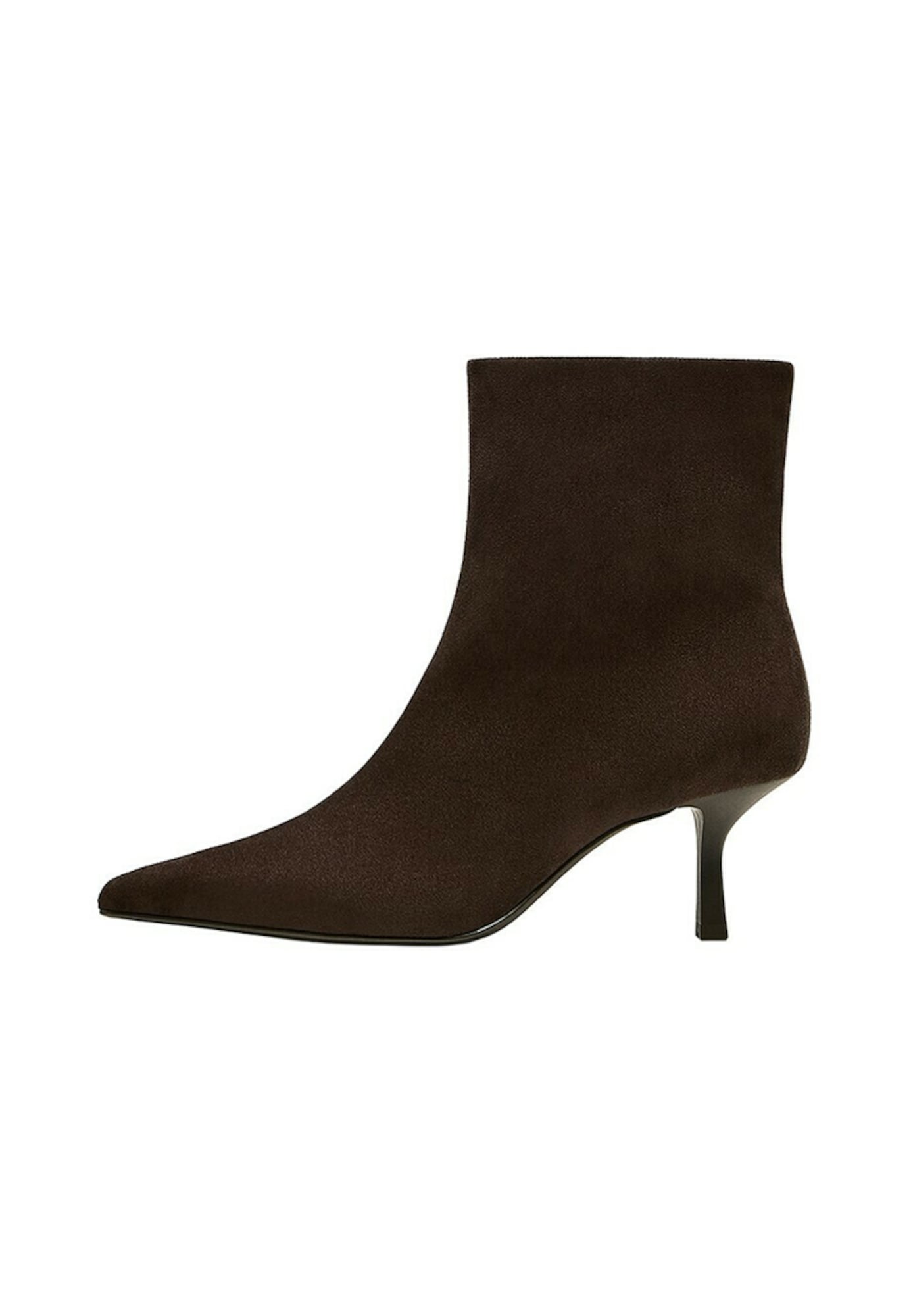 Bershka Botine ciocolatiu