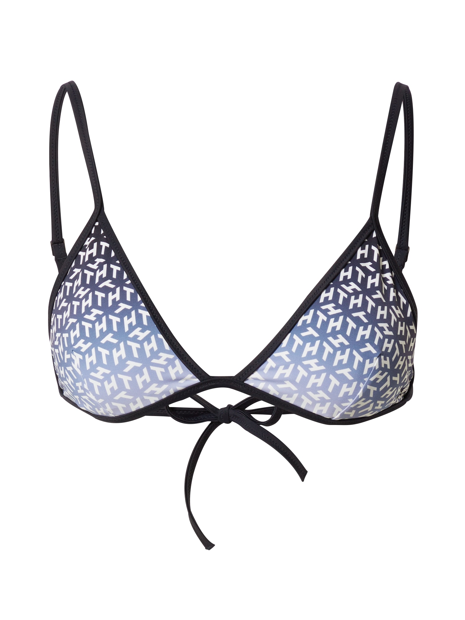 Tommy Hilfiger Underwear Sutien costum de baie  albastru porumbel / negru / alb