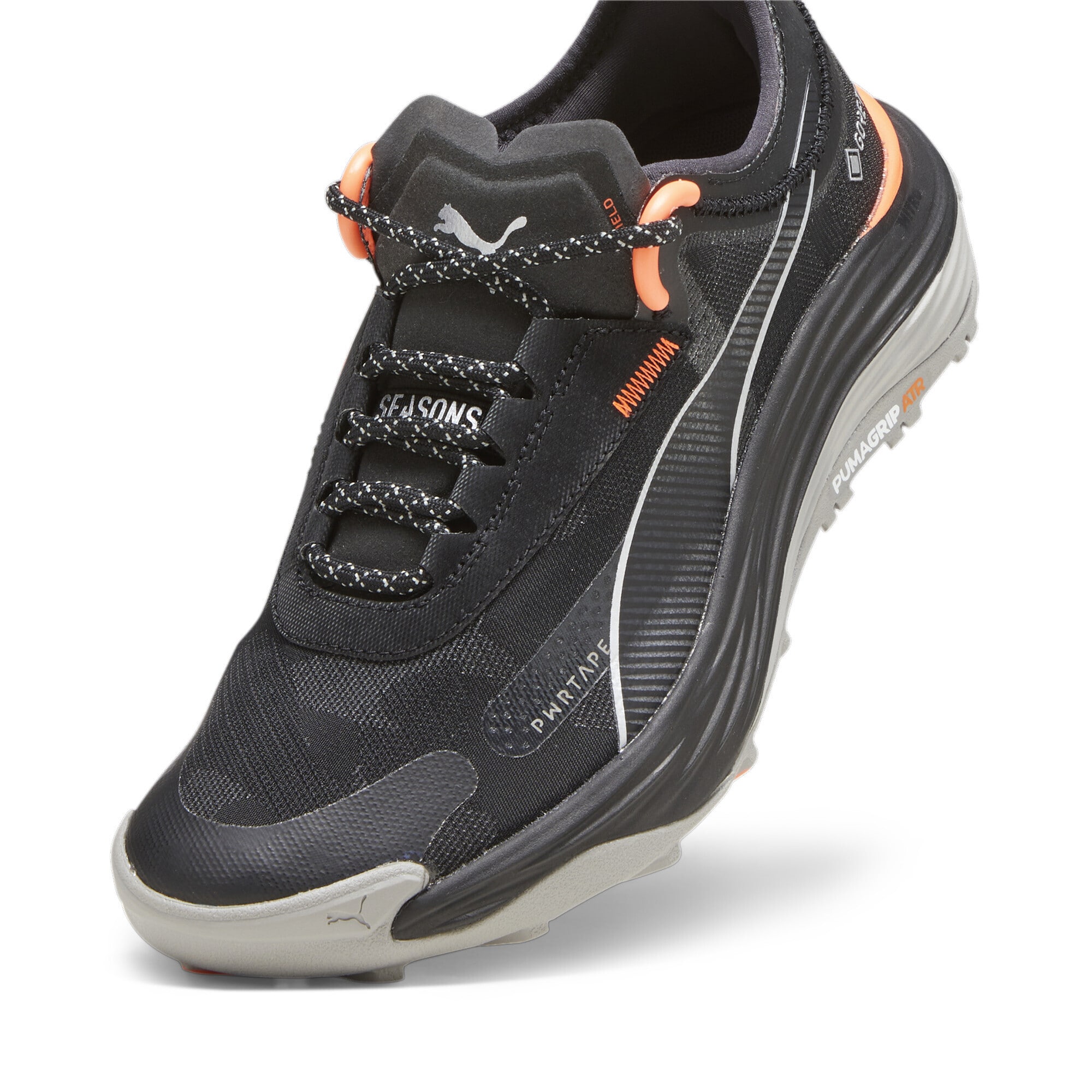 PUMA Sneaker de alergat 'Voyage '  gri / portocaliu / negru
