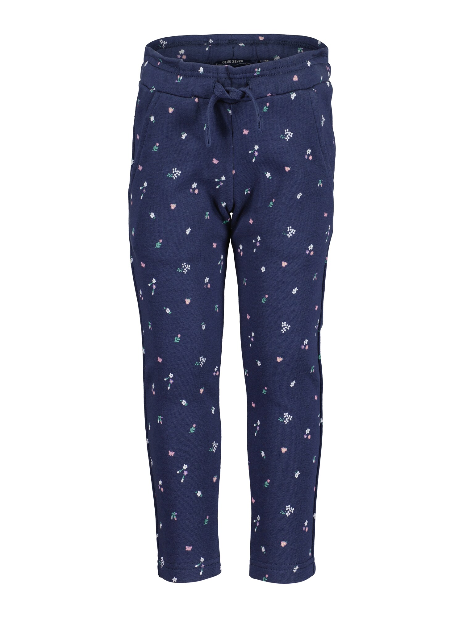 Blue Seven Broek Donkerblauw / Groen / Rosa / Wit