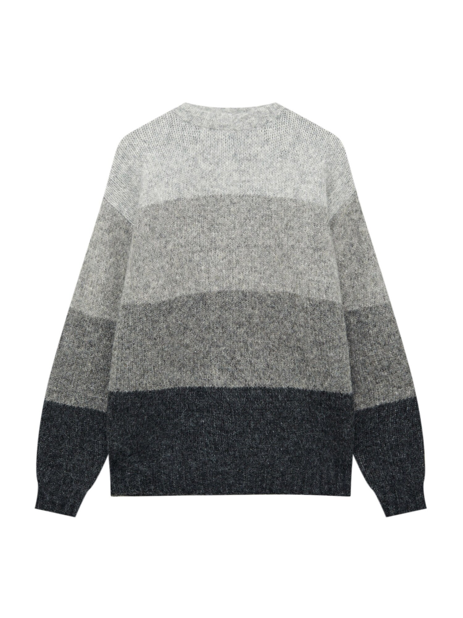 Pull&Bear Sveter  antracitová / farby bahna / svetlosivá / sivá melírovaná