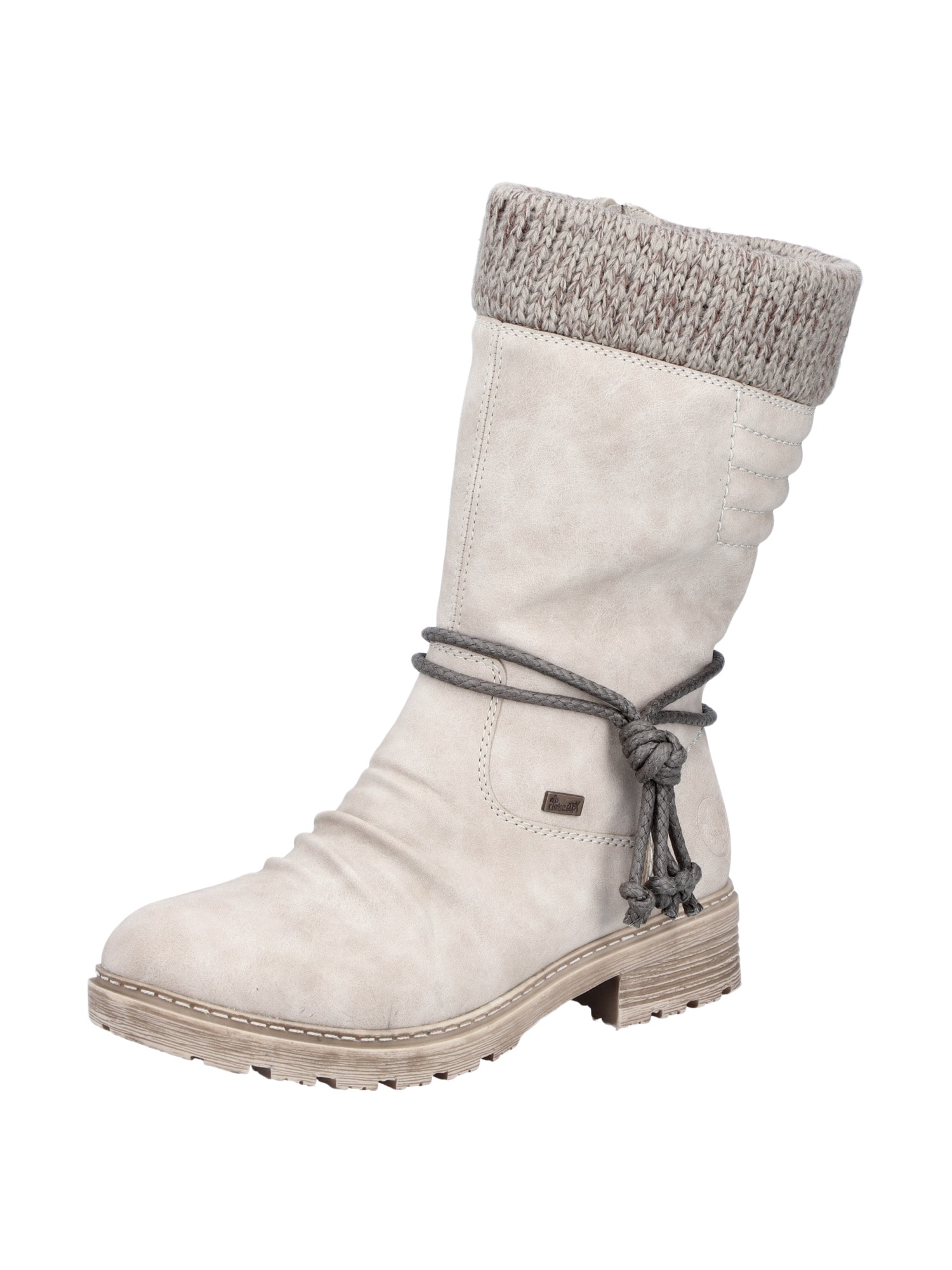 Rieker Rieker Stiefel kitt / beigemeliert