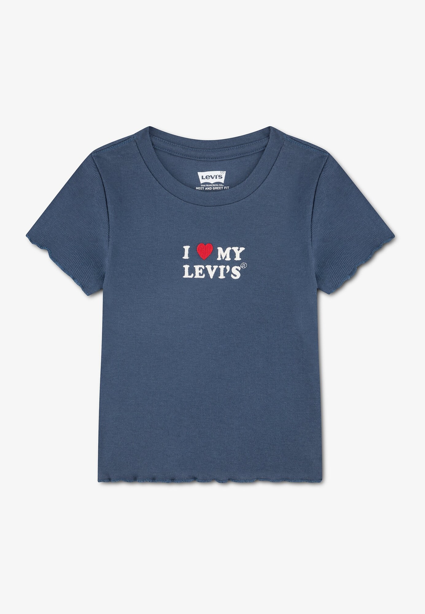 Levis Kids Tricou albastru închis / roșu / alb
