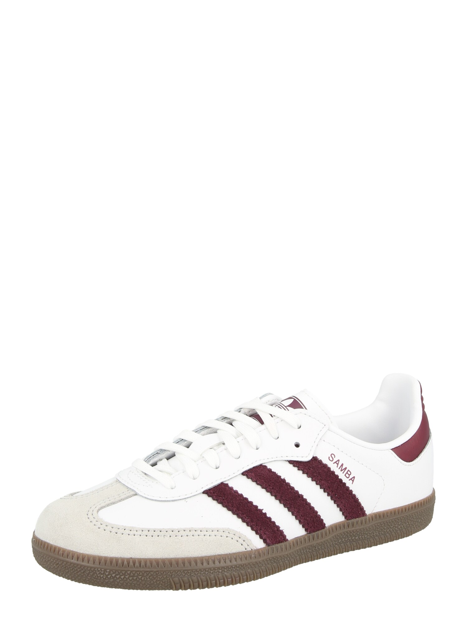 ADIDAS ORIGINALS Tenisky 'Samba'  béžová / vínovo červená / biela