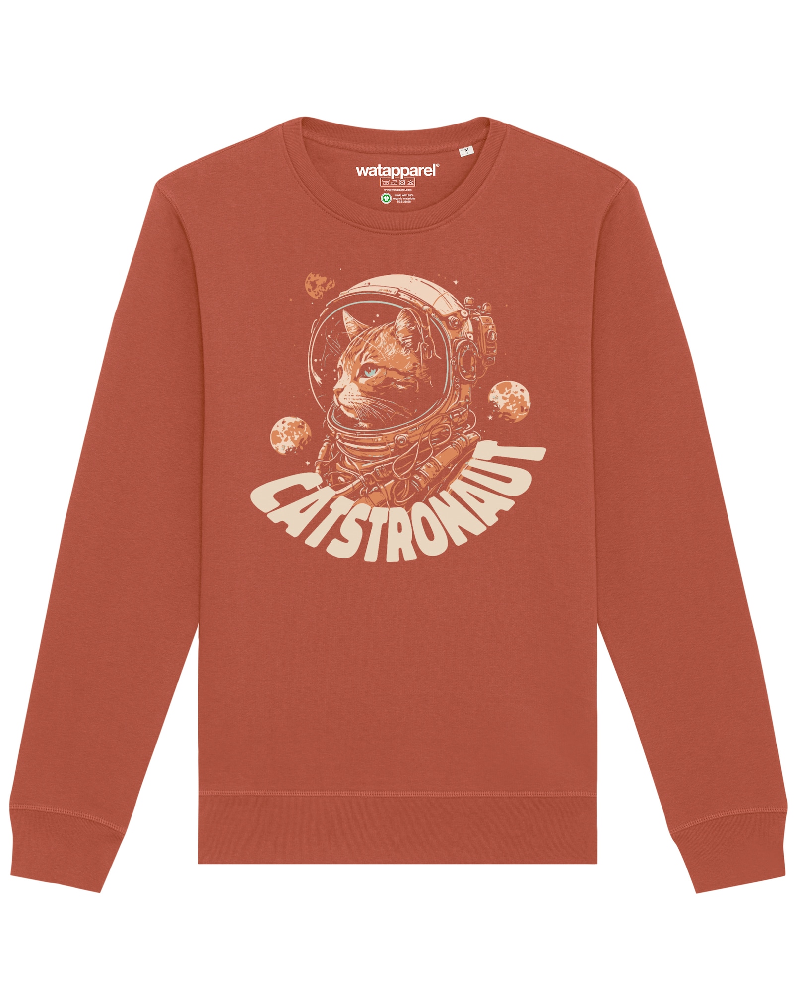 Thumbnail - Sweatshirt 'Catstronaut' (GOTS)