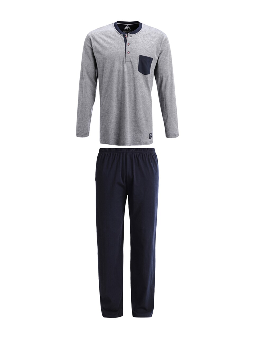 Pyjamas lång marinblå / marinblå