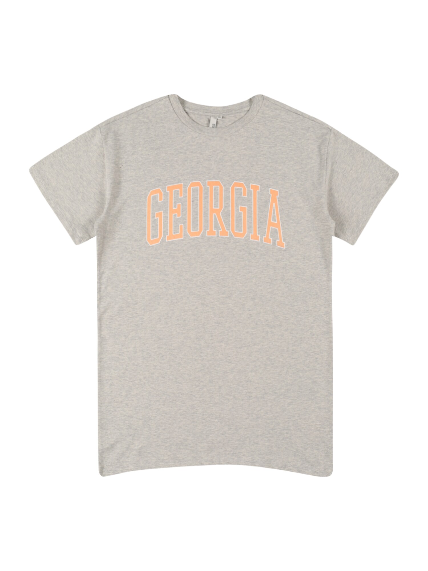 Little Pieces Camisa 'JAYDEN'  cinzento claro / alperce / branco