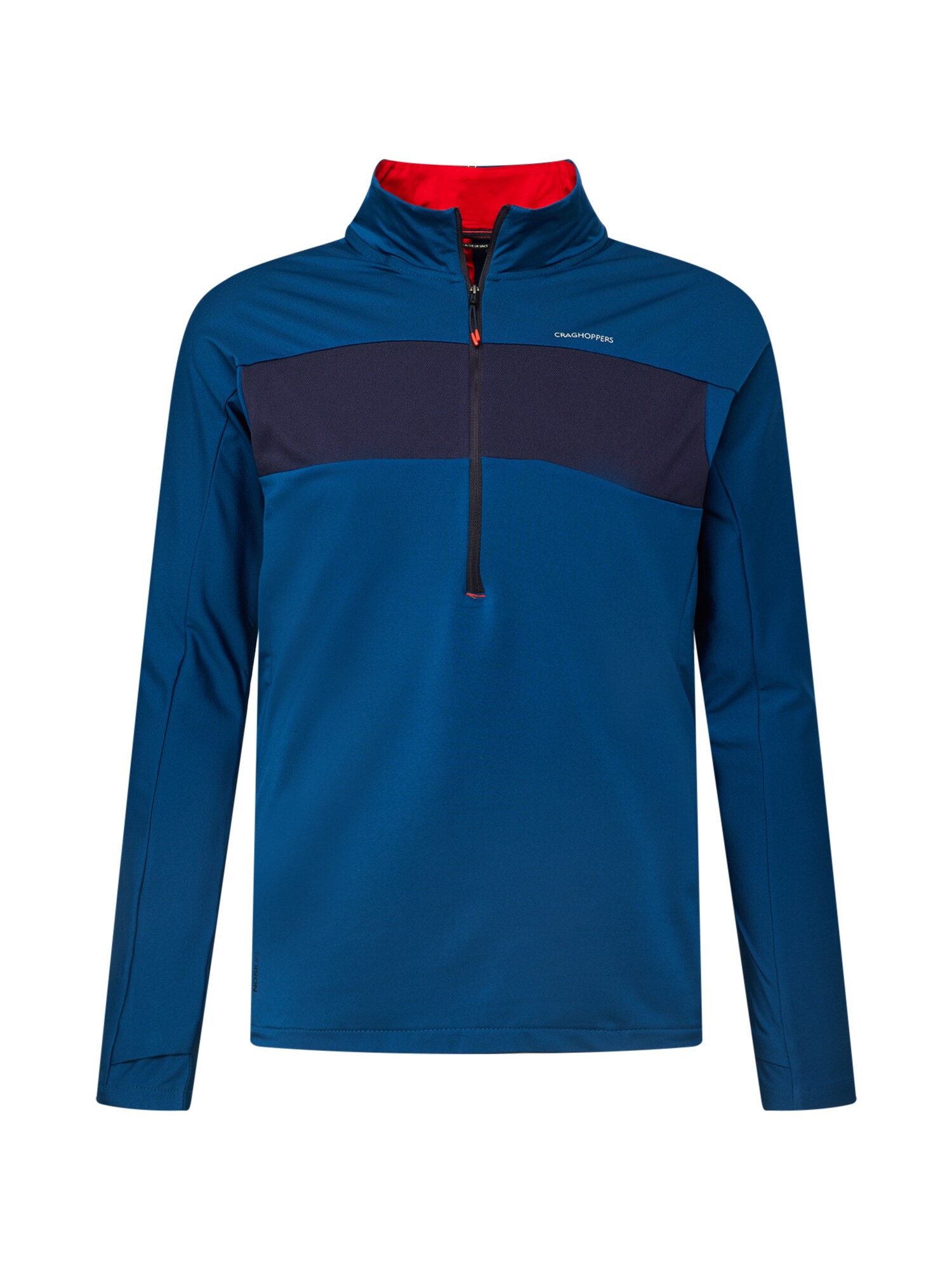CRAGHOPPERS Sportiniai marškinėliai 'Valens' mėlyna / tamsiai mėlyna / balta