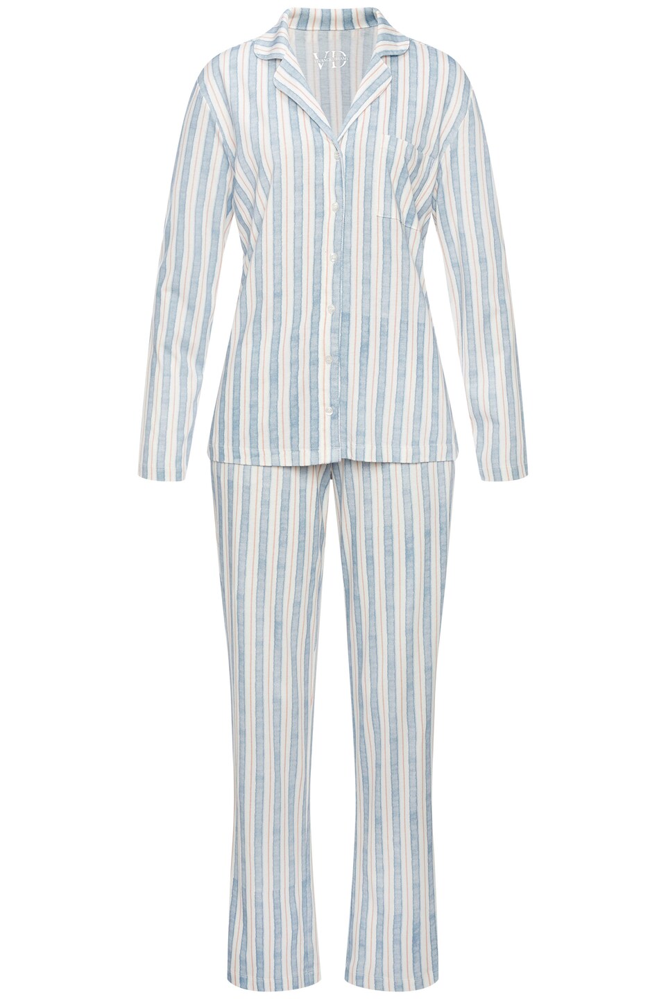 Pyjamas 'Dreams' ljusblå / persika