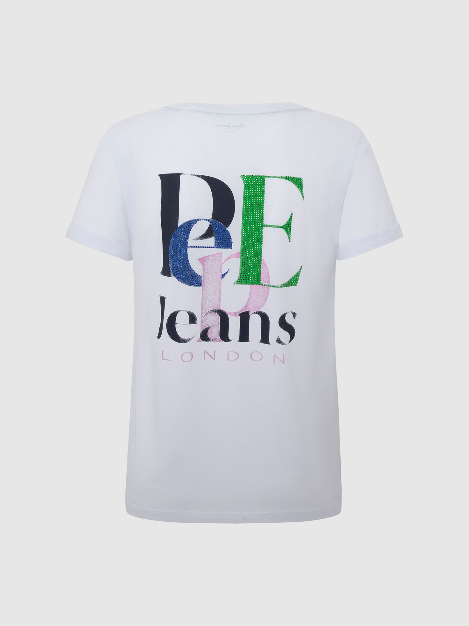 Pepe Jeans Póló 'JAZZY'  zöld / rózsaszín / fekete / fehér termék 2. képe