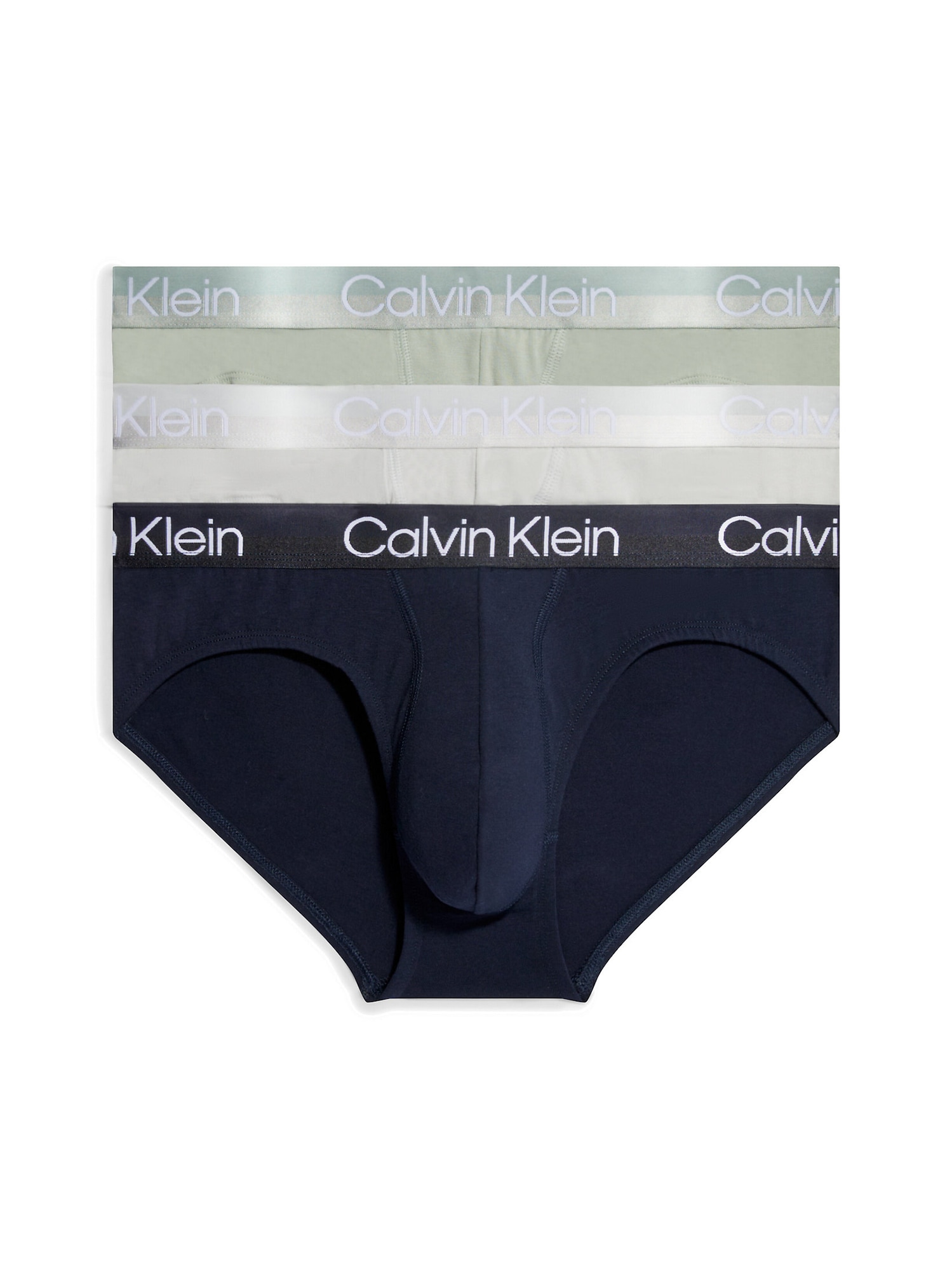 Calvin Klein Underwear Слип  кремаво / нейви синьо / каки