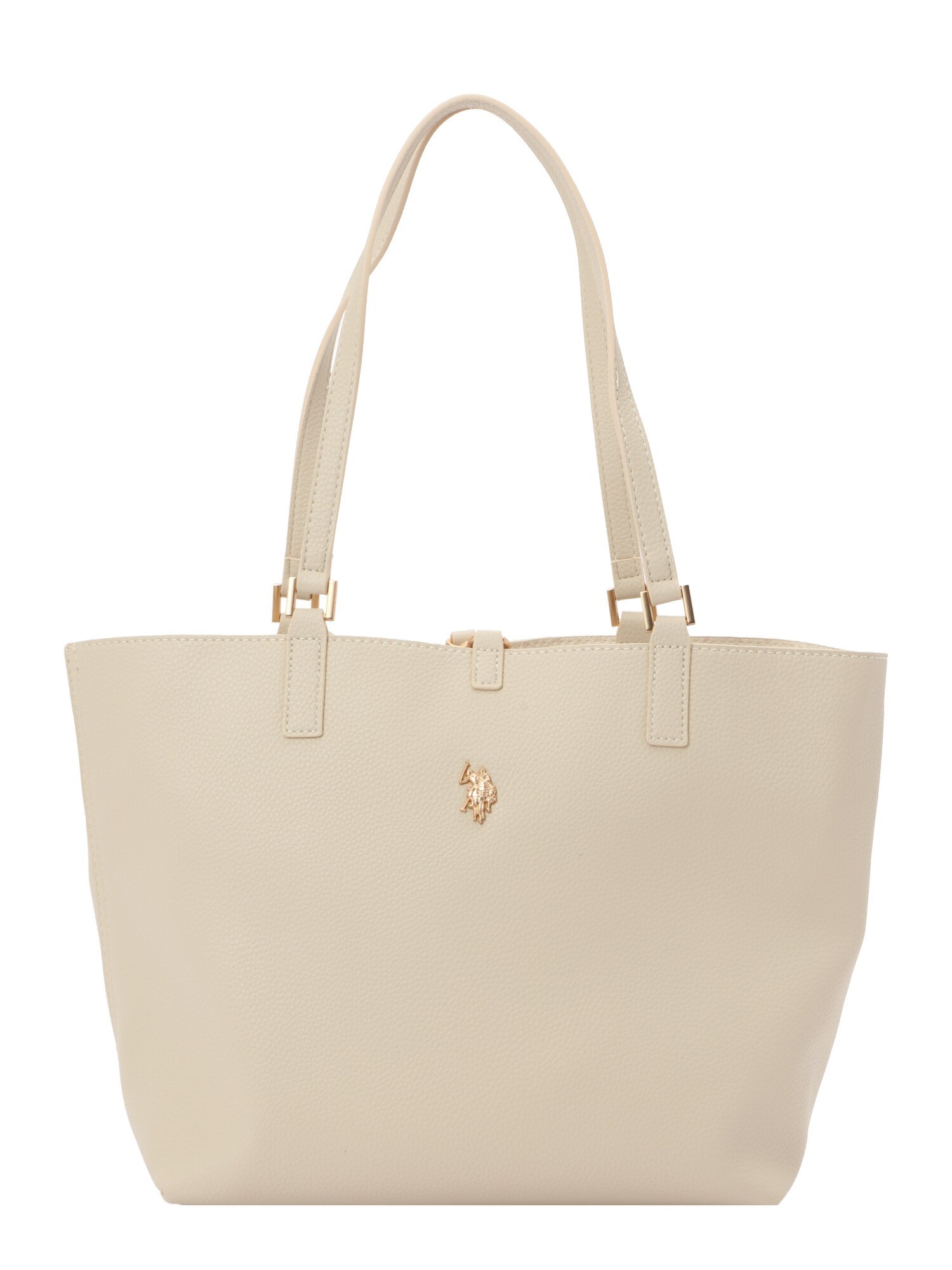 U.S. POLO ASSN. Nakupovalna torba 'Malibu'  ecru