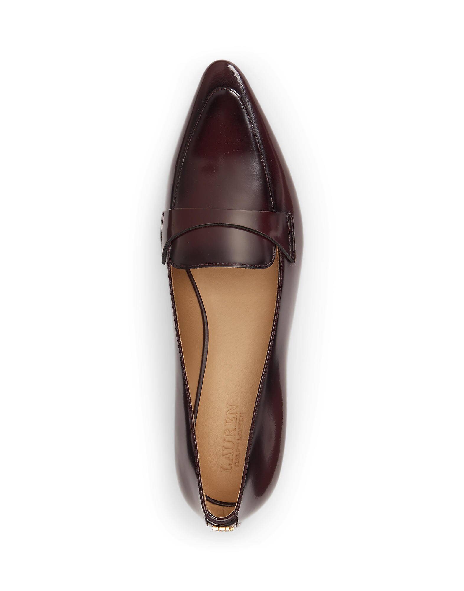 Lauren Ralph Lauren Zapatillas rojo vino – imagen 3