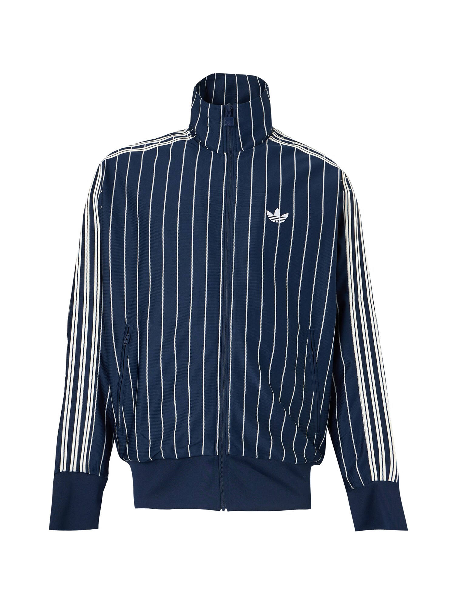 ADIDAS ORIGINALS Sudadera con cremallera 'Firebird' navy / blanco