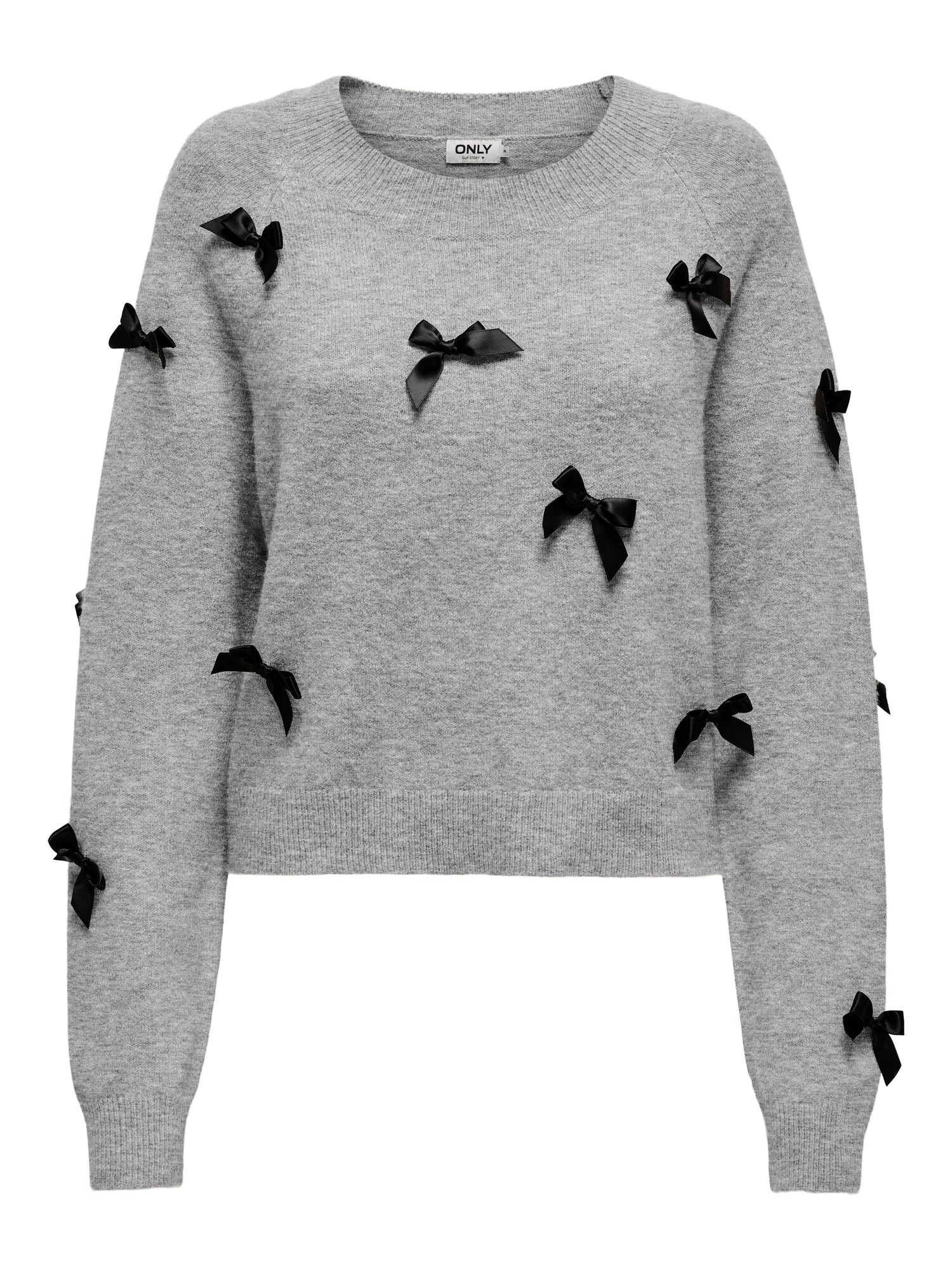 ONLY Pulover gri amestecat / negru