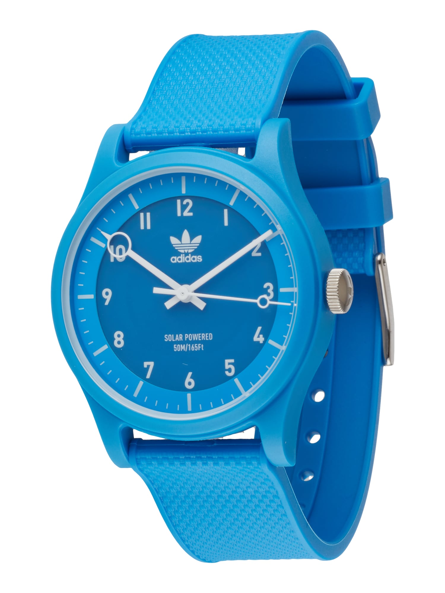 ADIDAS ORIGINALS Analoginis (įprasto dizaino) laikrodis 'PROJECT ONE' sodri mėlyna („karališka“) / balta / sidabrinė