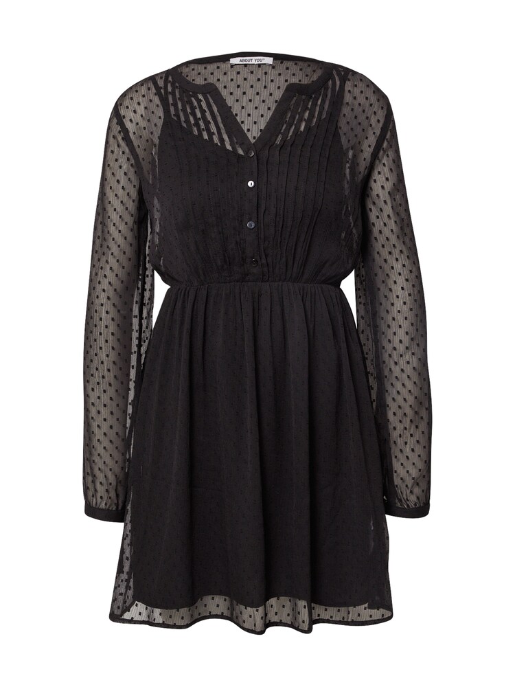ABOUT YOU Kleid 'Danika' Damen Größe 34 schwarz Winterkleid
