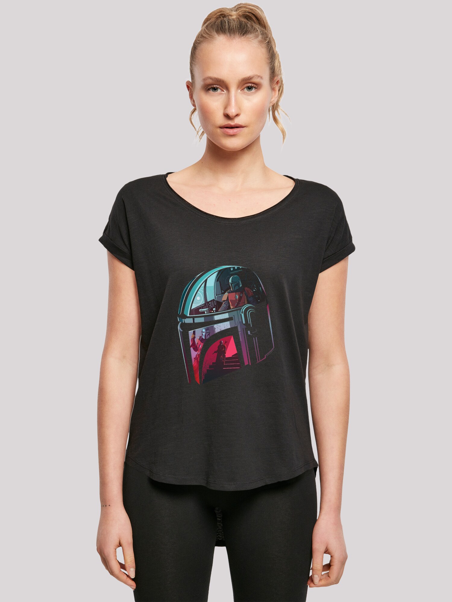 Thumbnail - T-Shirt 'Star Wars The Mandalorian Mandalore Helmet Reflection'