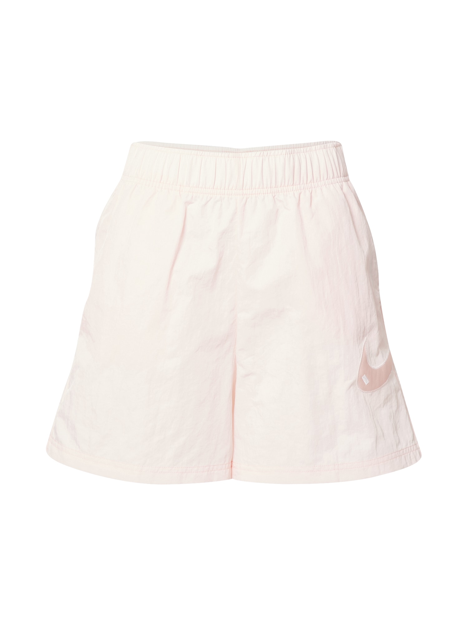 Nike Sportswear Kelnės persikų spalva / šviesiai rožinė / balta