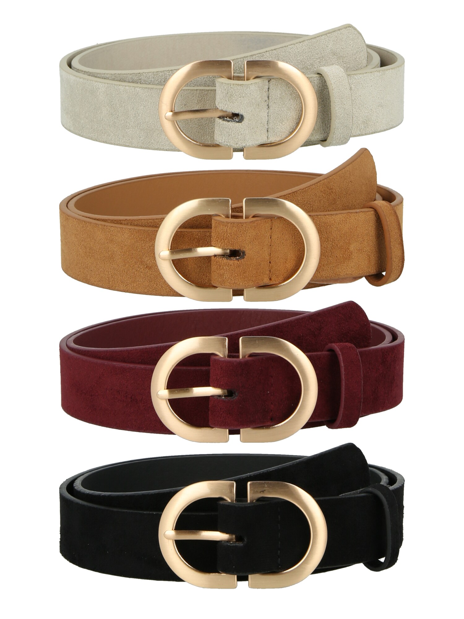 ABOUT YOU Curea  ecru / maro caramel / roșu vin / negru