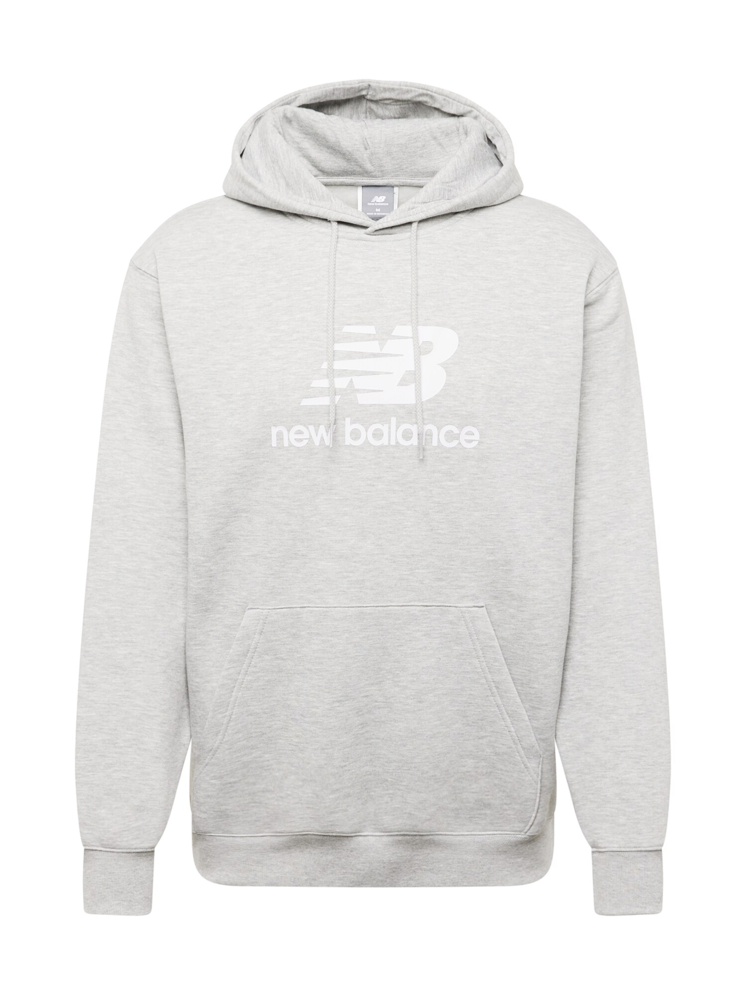 new balance Bluză de molton Essentials  gri amestecat / alb