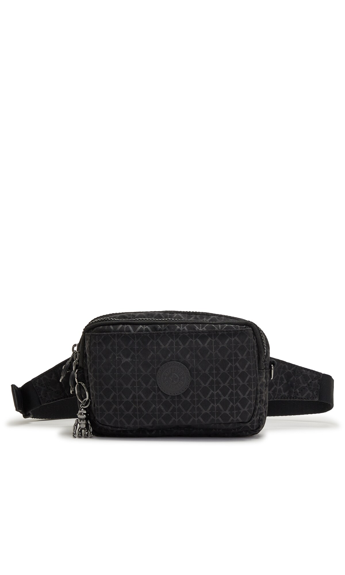 KIPLING Borsetă Abanu  gri grafit / negru