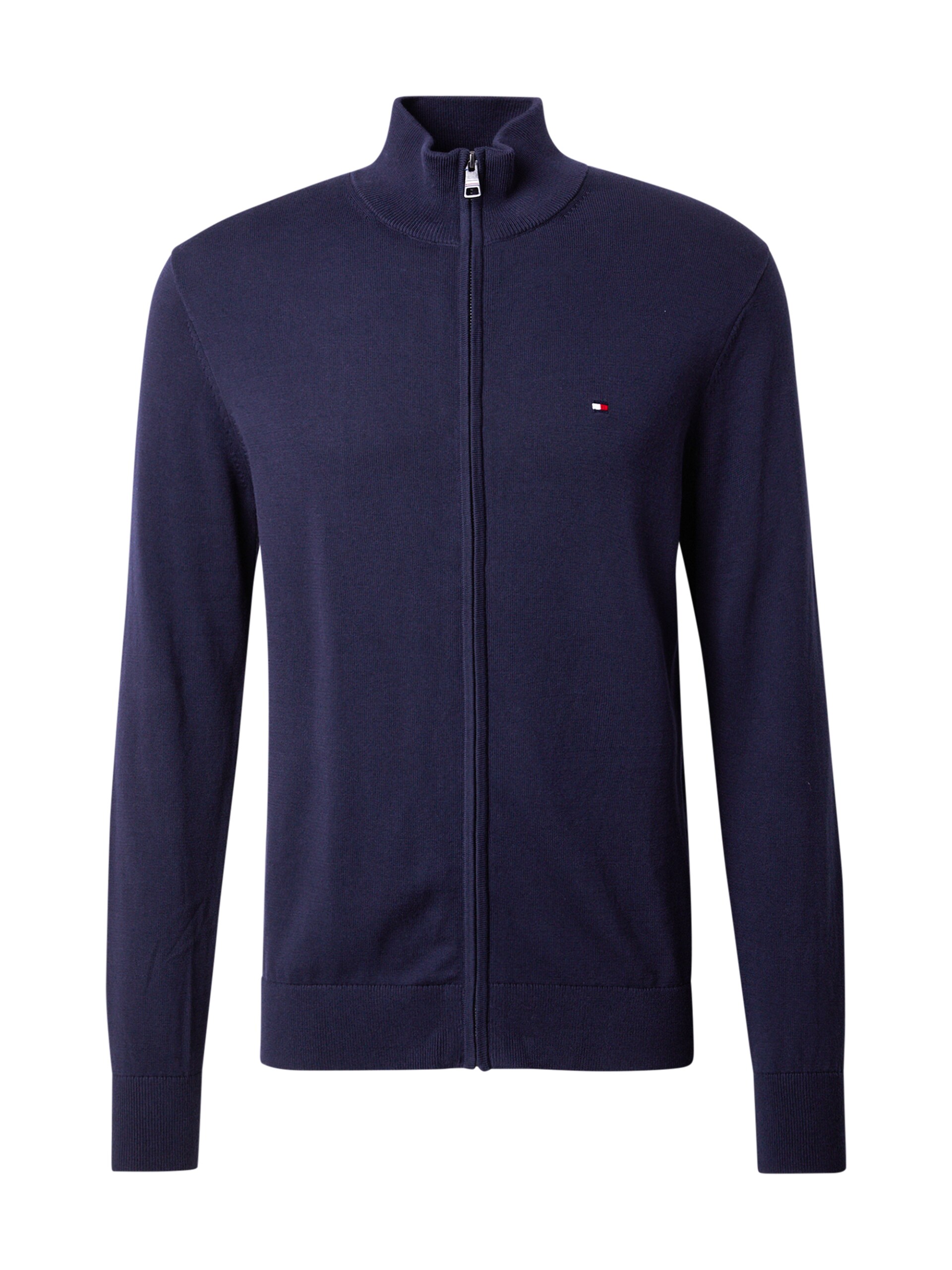 TOMMY HILFIGER Kofta 'Flag Embroidery Zip-thru' herr