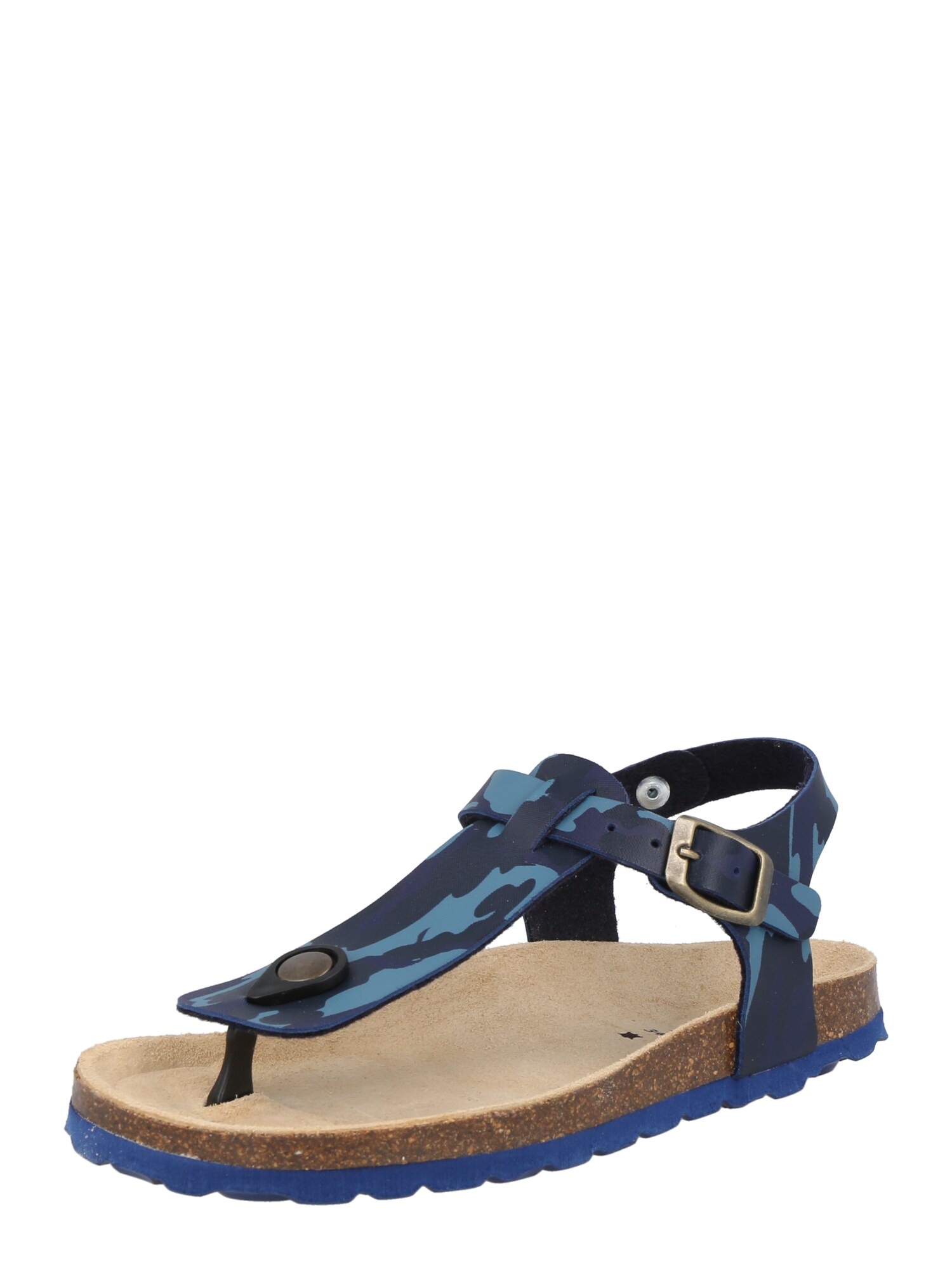 Braqeez Atviri batai 'Sammy Spain' tamsiai mėlyna jūros spalva / mėlyna dūmų spalva