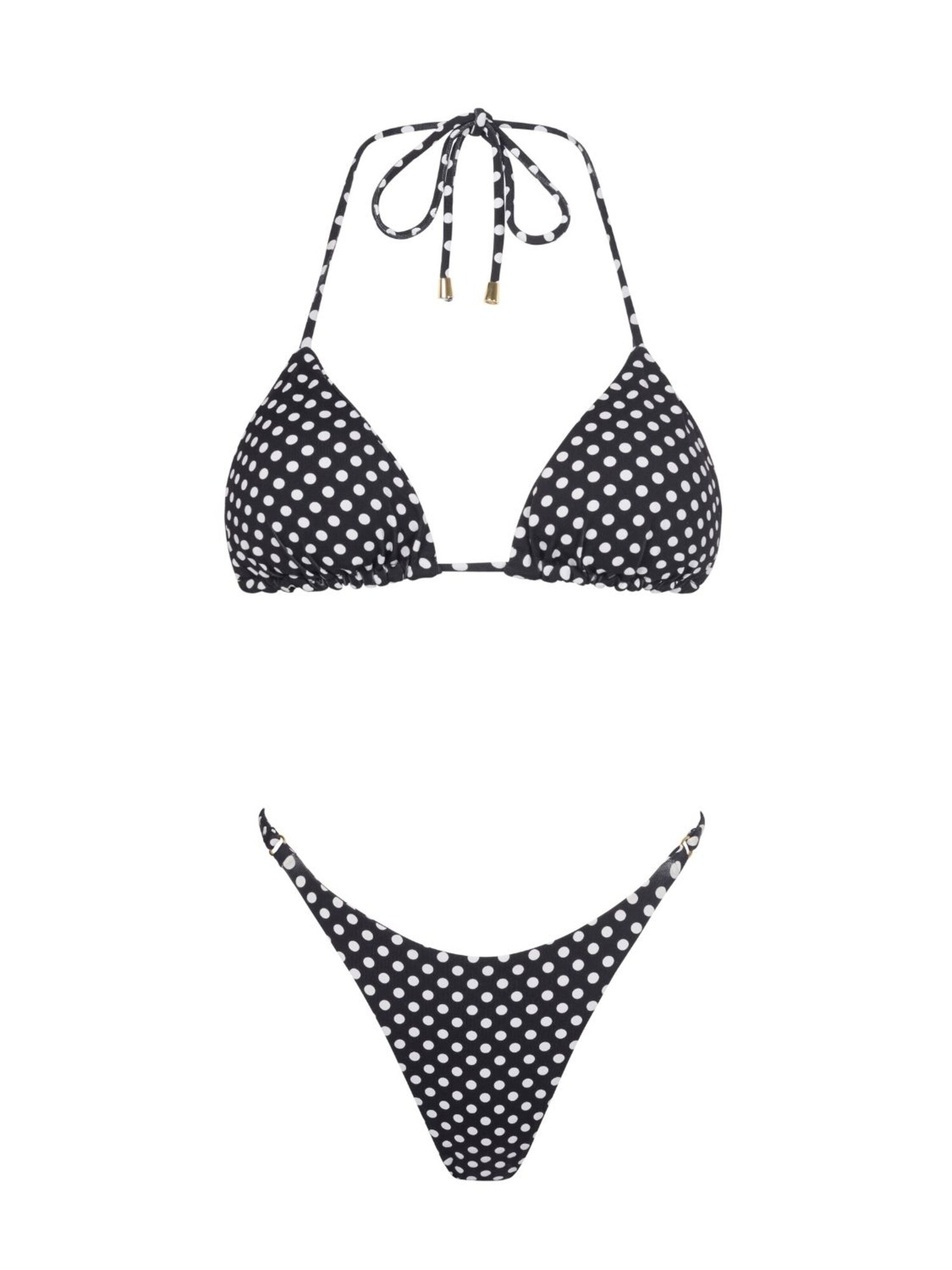 Acuarela Brand Bikini 'Polka Dots'  negro